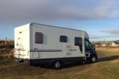 A  Motorhome called Adelina and Side View for hire in Isle of Lewis, Western Isles
