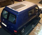 A VW T4 Campervan called Big-Blue and Solar panel is on... no more flat batteries or mains hook ups! for hire in Teignmouth, Devon