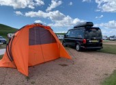 A VW T6 Campervan called BonnieT6 and Hire a Roof Box, shetladPod or Sun canopy! for hire in Edinburgh, Edinburgh