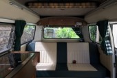 A VW T2 Classic Campervan called Wild-Monty and Van Wurks Interior for hire in Bideford, Devon