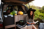 A Toyota Campervan called Angels and Interior for hire in Malaga, Spain