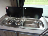 A Peugeot Campervan called Boxer and Gas hob and Sink for hire in Rochdale, Lancashire