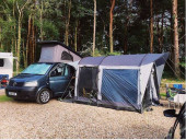 2 berth Outwell side awning for additional shelter, space, storage and to sleep more guests available on request (additional fees apply)