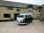 A VW T1 Splitscreen Campervan called Betty-VW and for hire in Exmouth, Devon