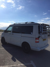 A  Campervan called SnowBall and  for hire in Newquay, Cornwall