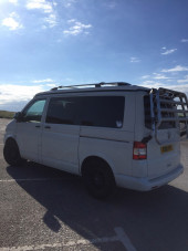A  Campervan called SnowBall and  for hire in , Devon