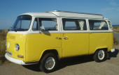 A VW T2 Classic Campervan called Daffy and for hire in Whitstable, Kent