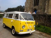 A VW T2 Classic Campervan called Daffy and for hire in Whitstable, Kent
