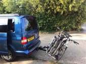 A VW T5 Campervan called Blu-T5 and for hire in Sittingbourn, Kent