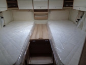 A Low Profile Motorhome called Therry and Two fixed beds which turn into a double. for hire in Leicester, Leicestershire