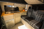 A VW T6 Campervan called Alfiebo and for hire in Derby, Derbyshire