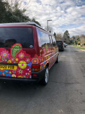 A VW T4 Campervan called PoppyVW-0322 and Poppy back for hire in Woking, Surrey