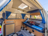 A VW T2 Classic Campervan called Blue-Sky-VW and for hire in King's Lynn, Norfolk