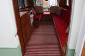 A Morris Campervan called Moggie and for hire in Romsey, Hampshire