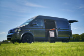 A VW T5 Campervan called Tangerine-Dream and for hire in Hove, West Sussex