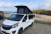 A Vauxhall Campervan called Betsie and for hire in Horley, Surrey