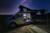 A Ford Campervan called Hulduheim and for hire in Ashford, Kent