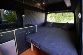 A VW T5 Campervan called Tangerine-Dream and for hire in Hove, West Sussex