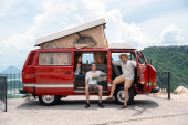 A VW T3 Campervan called Red-Westfalia-Camper and for hire in Podgorica, Montenegro