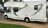 A OverCab Motorhome called Bertha and for hire