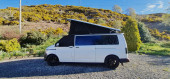 A VW T6 Campervan called Dubbie and for hire 