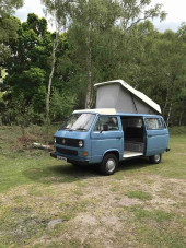 A VW T3 Campervan called Mya and The New Forest for hire in romsey, Hampshire