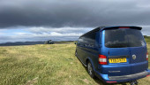 A VW T5 Campervan called Blu-T5 and for hire in Sittingbourn, Kent