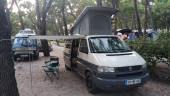 A VW T4 Campervan called Vilko and for hire 