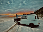 A VW T3 Campervan called Hetty and for hire