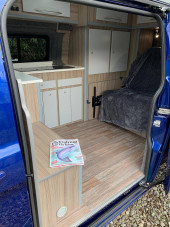 A Ford Campervan called CusCamper and for hire in Lockerbie, Dumfries and Galloway