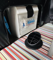A VW T5 Campervan called JAXX and for hire in Frodsham , Cheshire