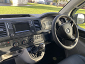 A VW T6 Campervan called douglas and Multifunctional Steering Wheel and AV system for hire in Keswick, Cumbria