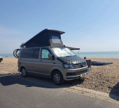 A VW T6 Campervan called Little-Lottie and for hire in Leatherhead, Surrey