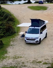 A VW T6 California Campervan called Billy-Ocean and for hire in Swindon , Wiltshire