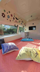 A VW T5 Campervan called Pink-Panter and for hire in Podgorica, Montenegro