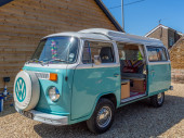 A VW T2 Classic Campervan called Penny-Lane and for hire in King's Lynn, Norfolk