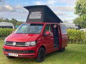 A VW T6 Campervan called Arlo-0225 and  for hire 