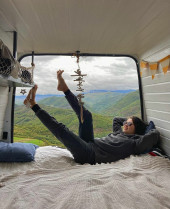 A Ford Campervan called Scandi and for hire in Kutaisi , Georgia