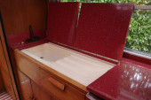 A Morris Campervan called Moggie and for hire in Romsey, Hampshire