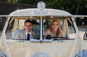 A VW T1 Splitscreen Campervan called BlueCream-Split and Mr & Mrs... for hire in Gillingham, Kent