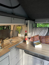 A VW T6 Campervan called Betty and for hire in Wiltshire, Wiltshire
