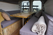 A  Campervan called Chad and  for hire in , London