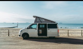 A VW T5 Campervan called Barbarella and for hire in Bournemouth, Dorset