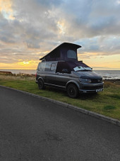 A VW T6 Campervan called Swampy and for hire in Oldham, Lancashire