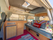 A VW T2 Classic campervan called Penny-Lane and for hire in King's Lynn, Norfolk