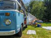 A VW T2 Classic Campervan called Blue-Sky-VW and for hire in King's Lynn, Norfolk