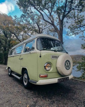 A VW T2 Classic Campervan called Florence-T2 and for hire in Darlington, Durham