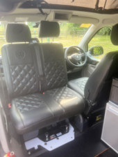 A VW T6 Campervan called T6-4Motion and Swival Front Seats for hire 