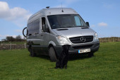 A Mercedes Sprinter Campervan called Hanky and for hire in cheshire, Cheshire
