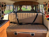 A VW T2 Classic Campervan called Buttercup and for hire in King's Lynn, Norfolk
